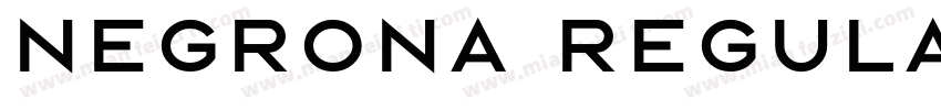 Negrona Regular字体转换
